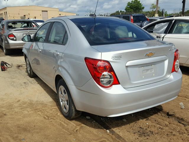 1G1JA5SHXG4131580 - 2016 CHEVROLET SONIC LS SILVER photo 3
