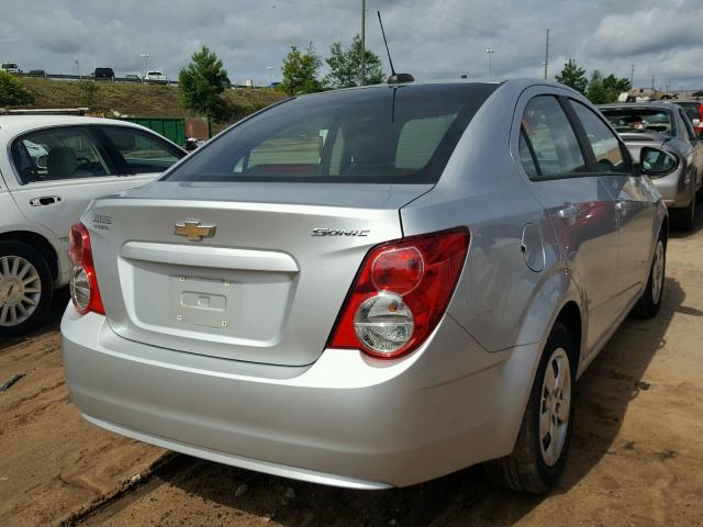 1G1JA5SHXG4131580 - 2016 CHEVROLET SONIC LS SILVER photo 4