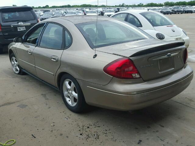 1FAFP55S83G169049 - 2003 FORD TAURUS SES TAN photo 3