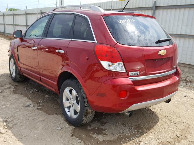 3GNAL3E55CS639044 - 2012 CHEVROLET CAPTIVA SP RED photo 3