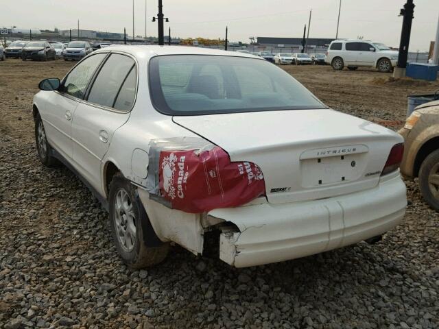 1G3WH52H52F281201 - 2002 OLDSMOBILE INTRIGUE G WHITE photo 3