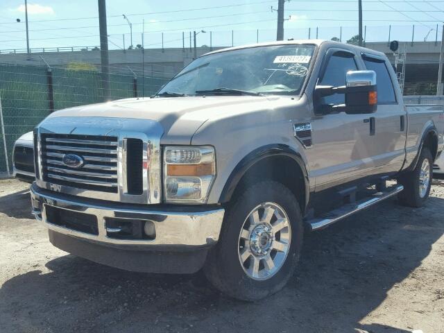 1FTSW21R48EE31732 - 2008 FORD F250 SUPER GOLD photo 2