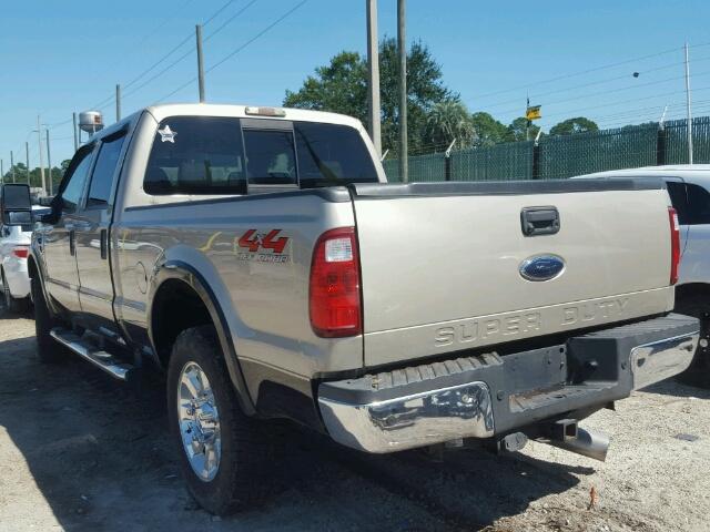 1FTSW21R48EE31732 - 2008 FORD F250 SUPER GOLD photo 3