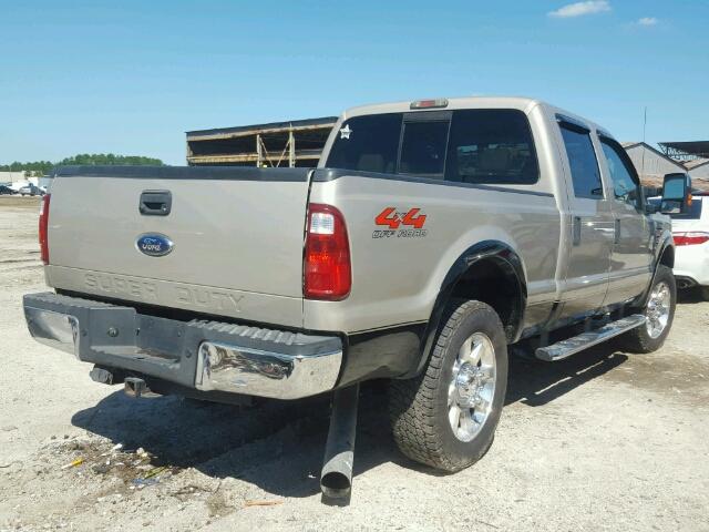 1FTSW21R48EE31732 - 2008 FORD F250 SUPER GOLD photo 4