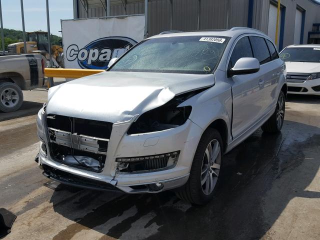 WA1VMAFE8FD016896 - 2015 AUDI Q7 TDI SILVER photo 2