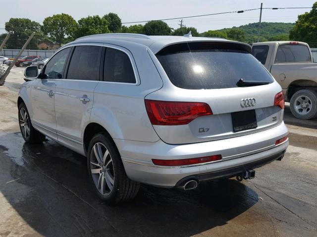 WA1VMAFE8FD016896 - 2015 AUDI Q7 TDI SILVER photo 3