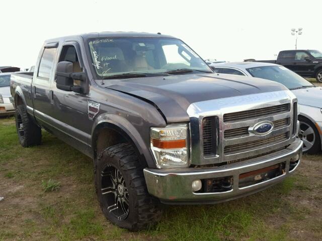 1FTSW21R58EB18821 - 2008 FORD F250 SUPER GRAY photo 1