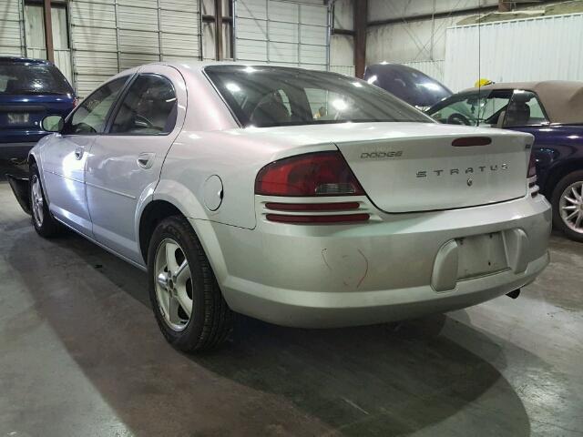 1B3EL46R26N164731 - 2006 DODGE STRATUS SX SILVER photo 3