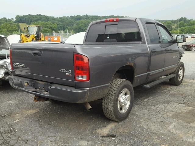 1D7KU28DX4J159694 - 2004 DODGE RAM 2500 S GRAY photo 4