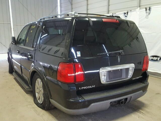 5LMFU28R14LJ41427 - 2004 LINCOLN NAVIGATOR BLACK photo 3
