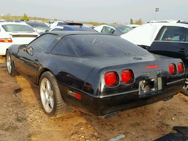 1G1YY22P9T5111292 - 1996 CHEVROLET CORVETTE BLACK photo 3