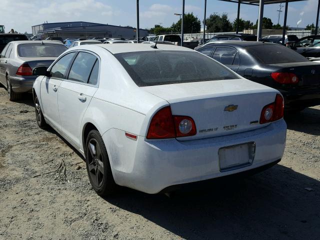 1G1ZC5E06AF284634 - 2010 CHEVROLET MALIBU 1LT WHITE photo 3