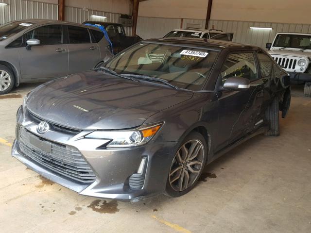 JTKJF5C71FJ010881 - 2015 TOYOTA SCION TC 灰色 照片 2
