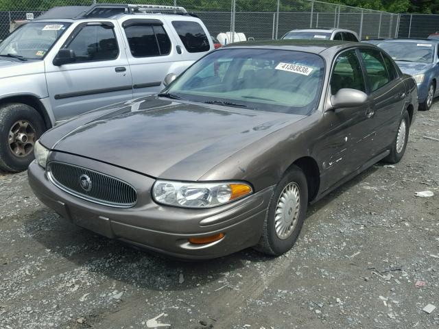 1G4HP54K5YU271028 - 2000 BUICK LESABRE CU BROWN photo 2