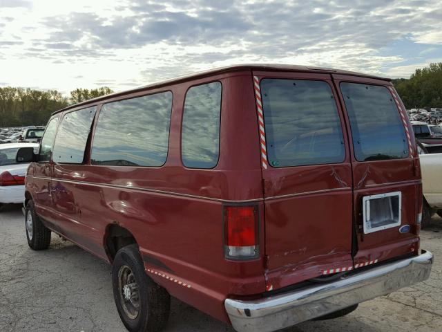 1FBJS31F9VHB59597 - 1997 FORD ECONOLINE RED photo 3