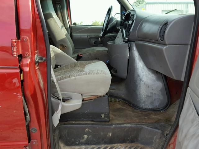 1FBJS31F9VHB59597 - 1997 FORD ECONOLINE RED photo 5