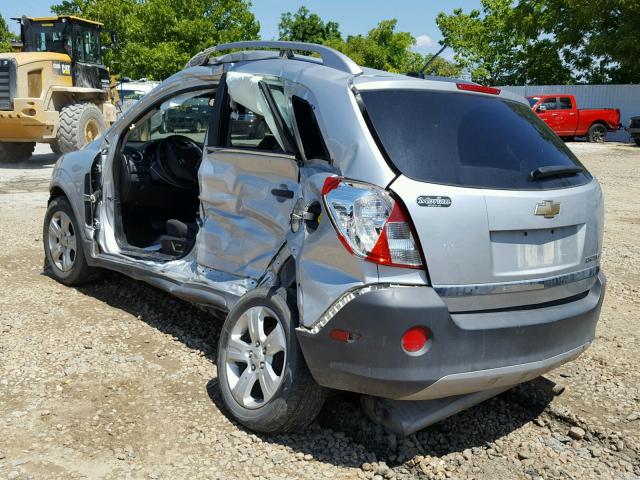 3GNAL2EK5ES613398 - 2014 CHEVROLET CAPTIVA LS GRAY photo 3