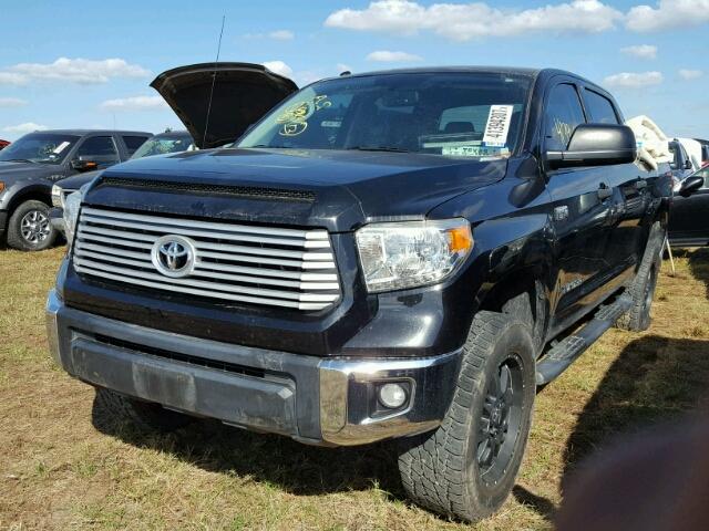 5TFEY5F15EX152043 - 2014 TOYOTA TUNDRA BLACK photo 2