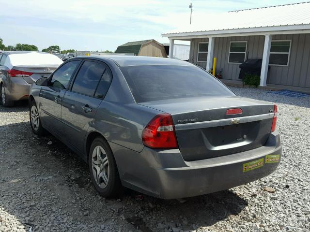 1G1ZS51896F263279 - 2006 CHEVROLET MALIBU LS ნაცრისფერი ფოტო 3
