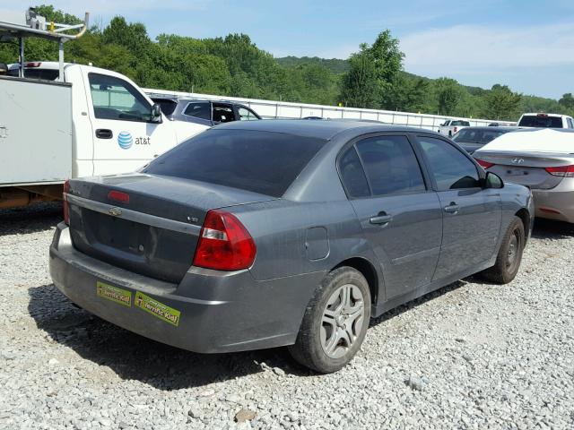1G1ZS51896F263279 - 2006 CHEVROLET MALIBU LS ნაცრისფერი ფოტო 4