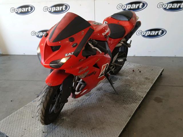 JKAZXCD167A027547 - 2007 KAWASAKI ZX1000 D RED photo 2