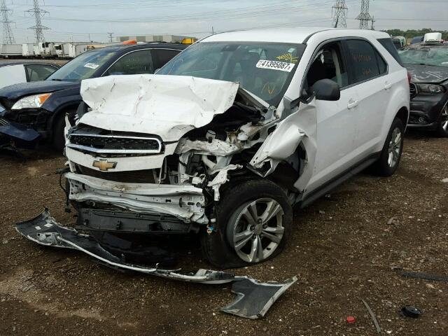 2CNALBEW0A6202345 - 2010 CHEVROLET EQUINOX WHITE photo 2