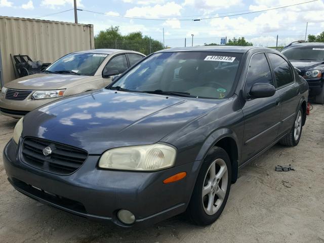 JN1CA31D21T631719 - 2001 NISSAN MAXIMA GXE GRAY photo 2