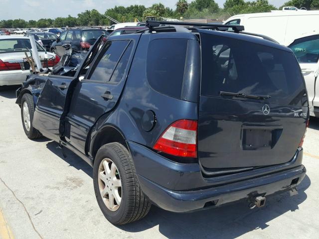 4JGAB72E9XA056163 - 1999 MERCEDES-BENZ ML 430 黑色 照片 3