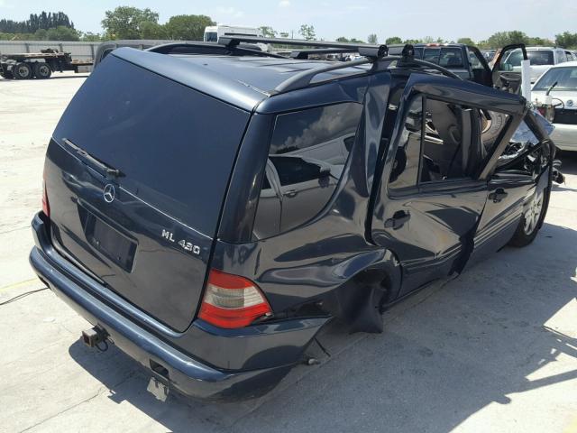 4JGAB72E9XA056163 - 1999 MERCEDES-BENZ ML 430 黑色 照片 4