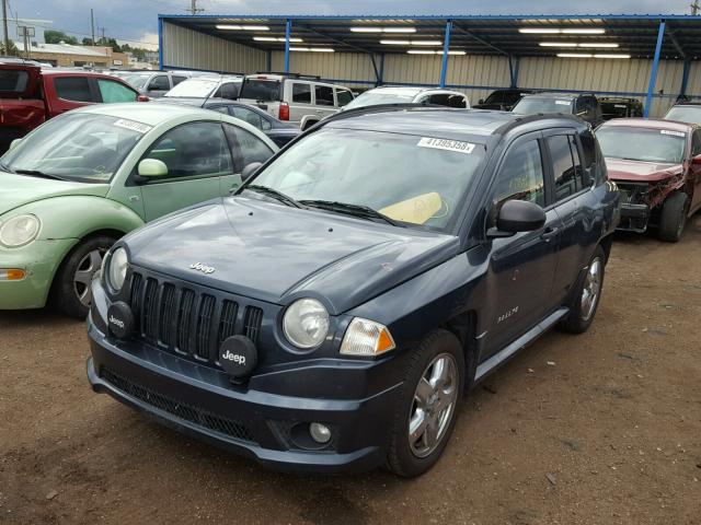 1J8FF57W68D714583 - 2008 JEEP COMPASS LI BLUE photo 2