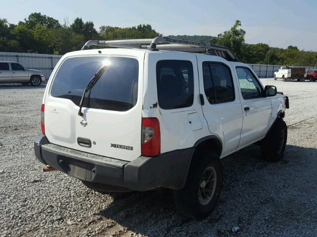 5N1ED28T8YC520411 - 2000 NISSAN XTERRA WHITE photo 4