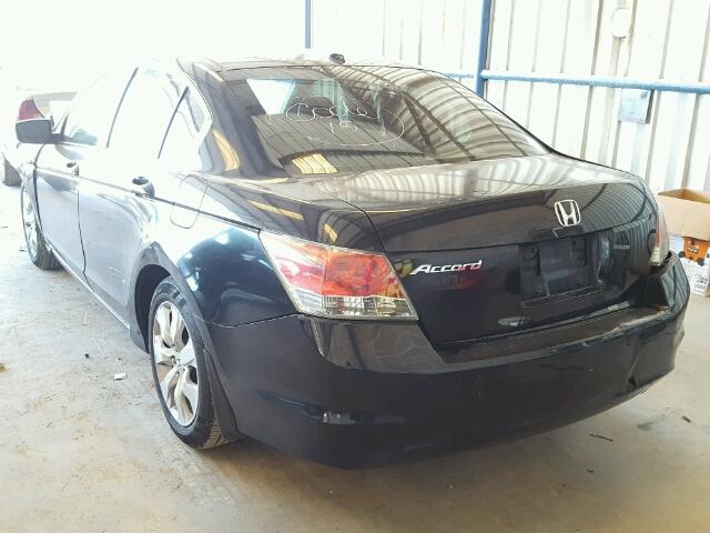 1HGCP26819A036158 - 2009 HONDA ACCORD EXL BLACK photo 3