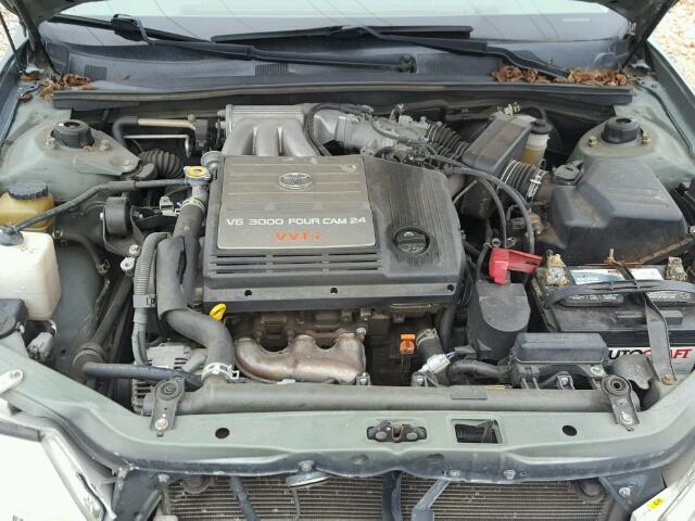 4T1BF28B51U162897 - 2001 TOYOTA AVALON XL GREEN photo 7