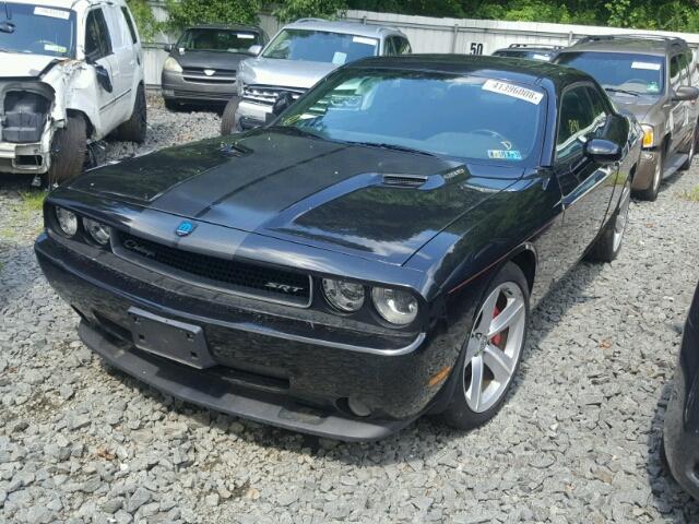 2B3CJ7DWXAH109498 - 2010 DODGE CHALLENGER BLACK photo 2