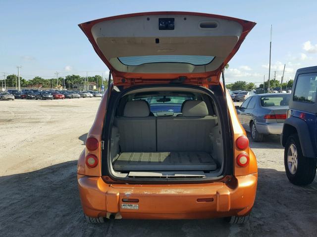 3GNDA13D36S511374 - 2006 CHEVROLET HHR LS ORANGE photo 9