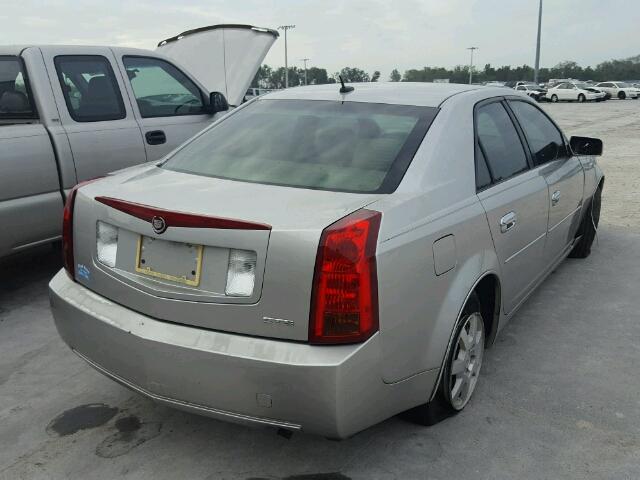 1G6DP577670143092 - 2007 CADILLAC CTS SILVER photo 4