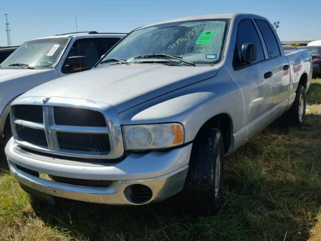 1D7HA18N74S667508 - 2004 DODGE RAM 1500 S SILVER photo 2