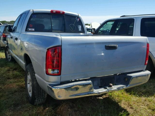 1D7HA18N74S667508 - 2004 DODGE RAM 1500 S SILVER photo 3