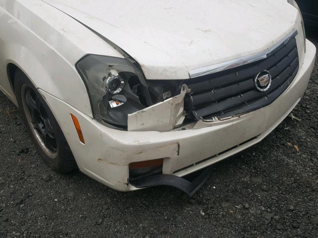 1G6DM577240182038 - 2004 CADILLAC CTS WHITE photo 9