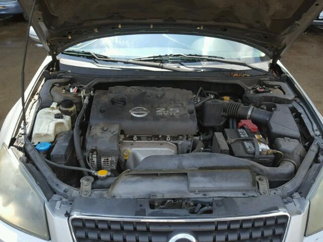 1N4AL11D75C120568 - 2005 NISSAN ALTIMA SILVER photo 7