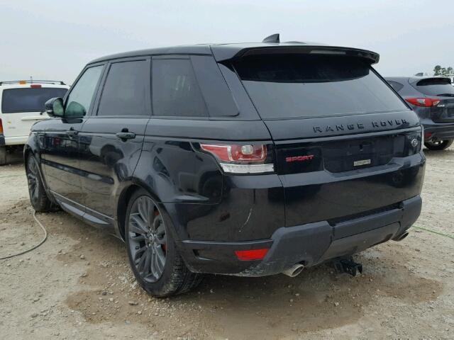 SALWV2FV3HA135532 - 2017 LAND ROVER RANGE ROVE BLACK photo 3