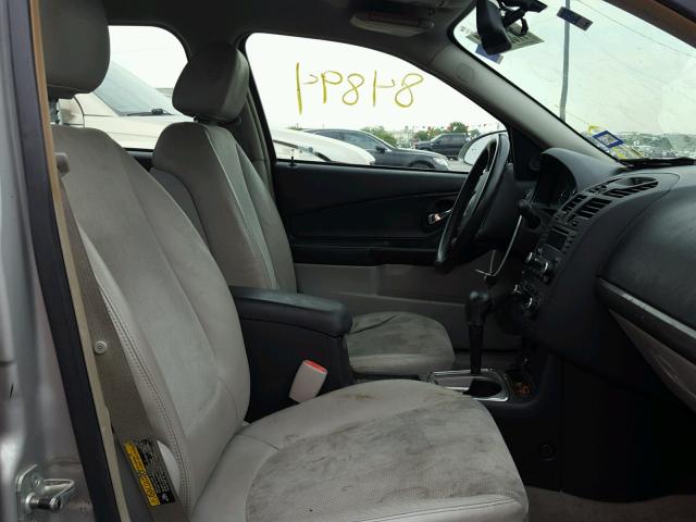 1G1ZU53826F182020 - 2006 CHEVROLET MALIBU LTZ ვერცხლისფერი ფოტო 5