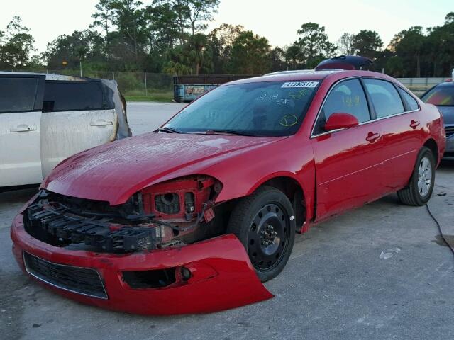 2G1WG5EK2B1145909 - 2011 CHEVROLET IMPALA RED photo 2