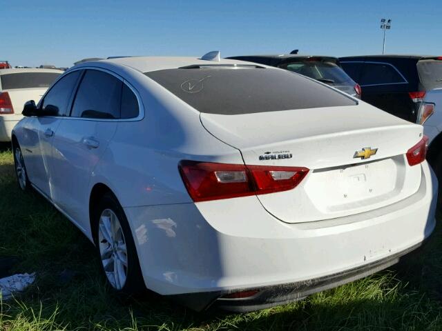 1G1ZE5ST3HF108627 - 2017 CHEVROLET MALIBU WHITE photo 3