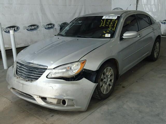 1C3CCBAB9CN273014 - 2012 CHRYSLER 200 SILVER photo 2