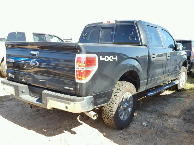 1FTFW1EFXCFC08299 - 2012 FORD F150 SUPER BLACK photo 4