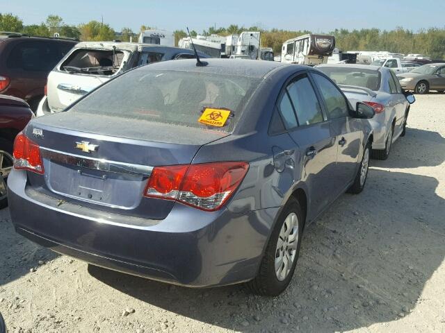 1G1PA5SH4D7318270 - 2013 CHEVROLET CRUZE LS BLACK photo 4