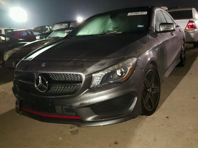 WDDSJ4EB5GN375358 - 2016 MERCEDES-BENZ CLA 250 GRAY photo 2