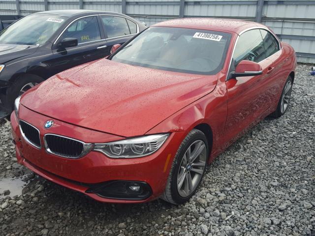 WBA4Z3C56JEC48113 - 2018 BMW 430XI RED photo 2