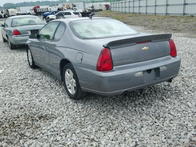 2G1WK151769292300 - 2006 CHEVROLET MONTE CARL 灰色 照片 3